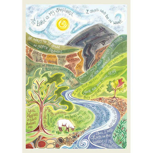Hannah Dunnett Notebook - Psalm 23 - The Christian Gift Company