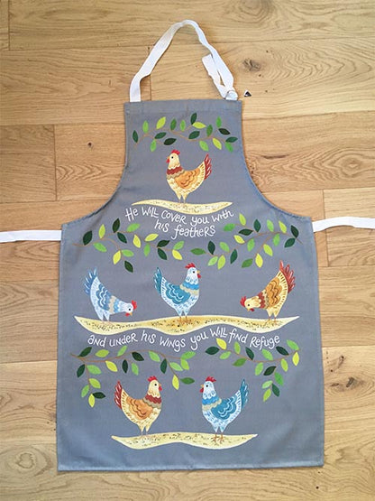 Hannah Dunnett Under His Wings Apron - The Christian Gift Company