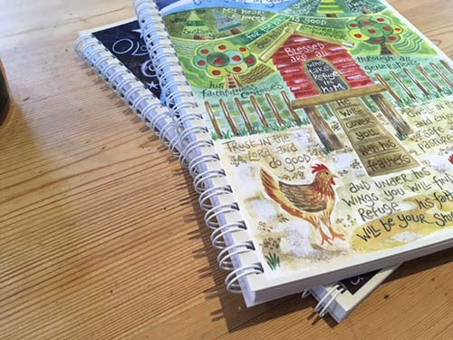 Hannah Dunnett Notebook - Under His Wings - The Christian Gift Company