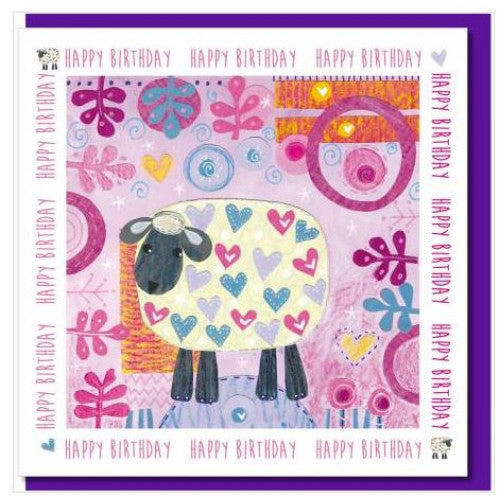 Happy Birthday Sheep Card - The Christian Gift Company