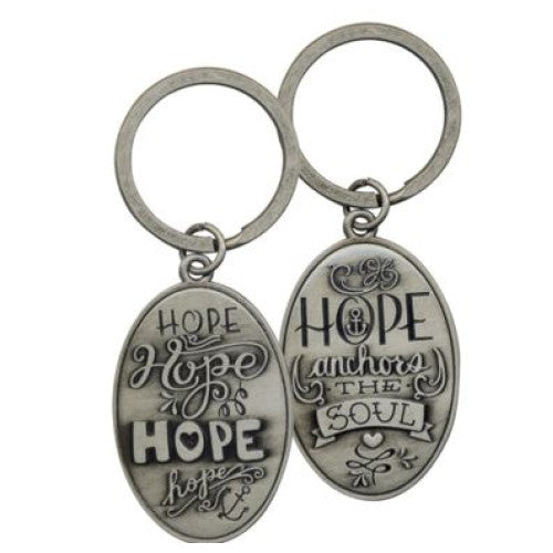 Pewter Keyring Hope - The Christian Gift Company