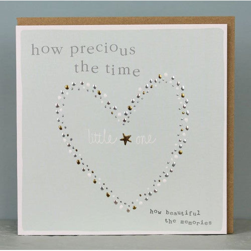 How Precious The Time Little One Greetings Card - The Christian Gift Company