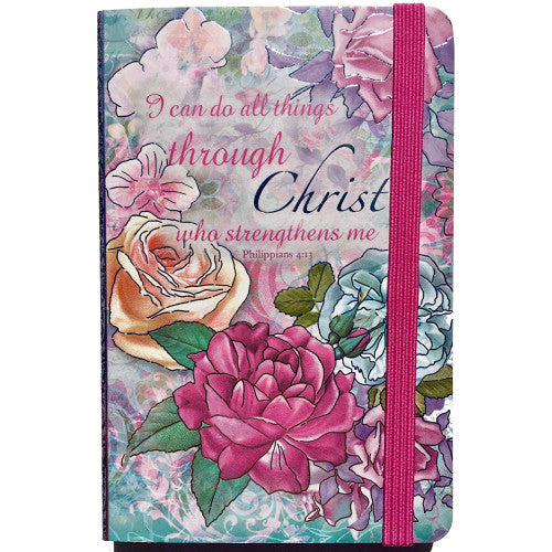 I Can Do All Things Small Elasticated Journal - The Christian Gift Company