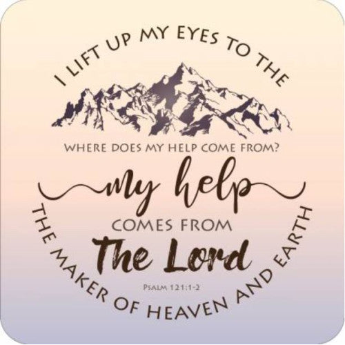 I Lift My Eyes Coaster - The Christian Gift Company