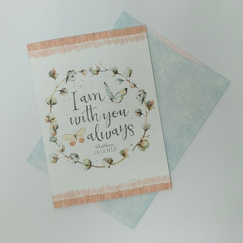 I Am Always With You Sympathy Card - The Christian Gift Company
