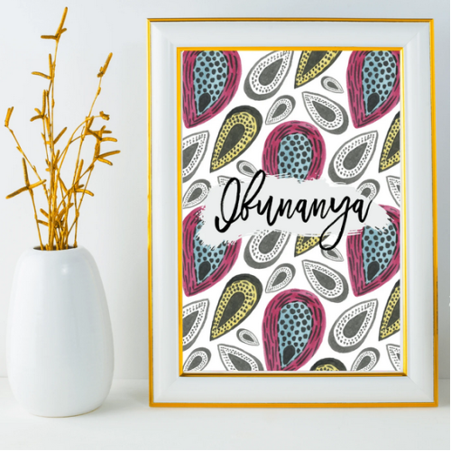 Ifunanya Loved Print A4 - The Christian Gift Company