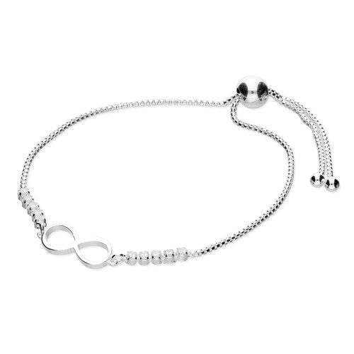 Infinity And Cubic Zirconia Bracelet - The Christian Gift Company