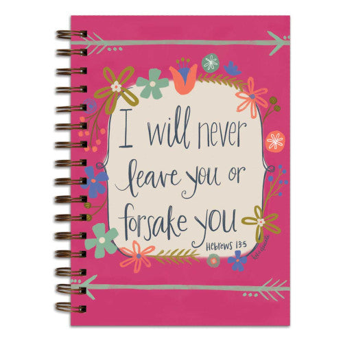 I Will Never Leave You Wirebound Journal - The Christian Gift Company