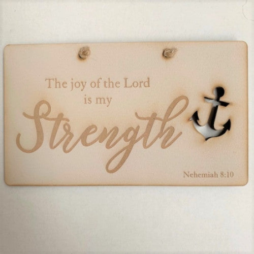 Laser Cut Plaque Strength - The Christian Gift Company