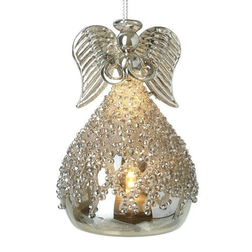 Light Up Glass Angel - The Christian Gift Company