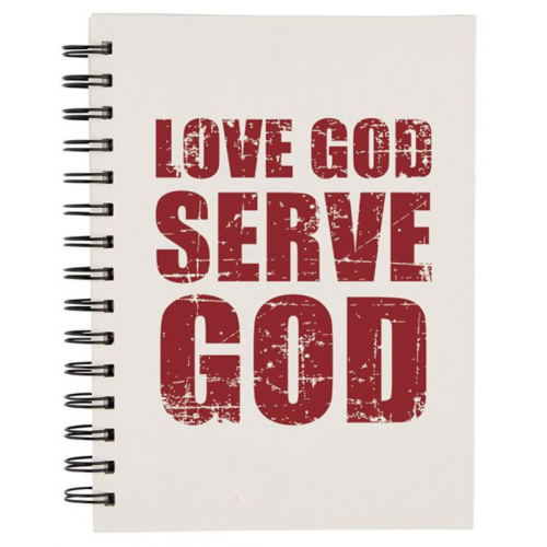 Love God Serve God Notebook - The Christian Gift Company