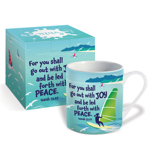 Go out with joy Mug