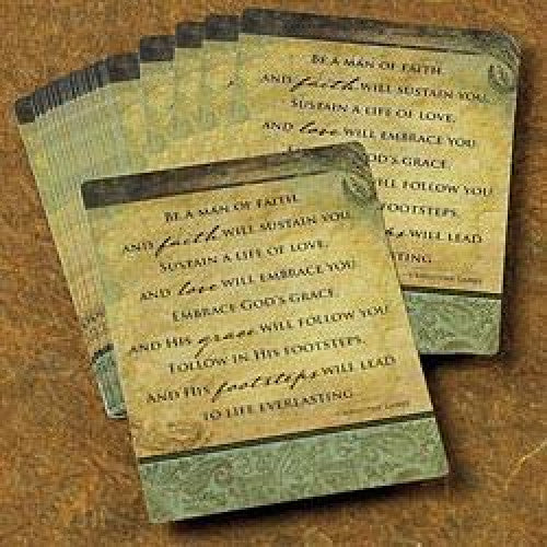 Scripture Card Man Of Faith - The Christian Gift Company