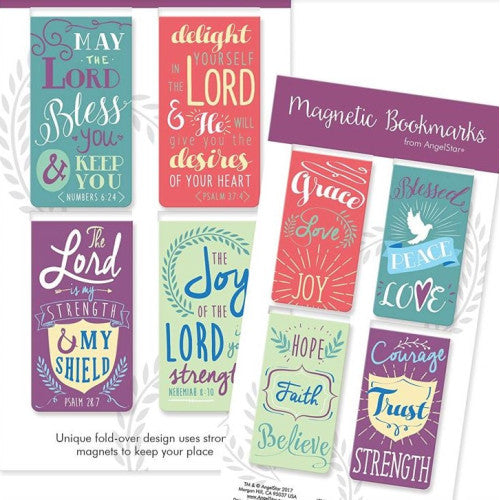 Magnetic Bookmarks - May The Lord Bless - The Christian Gift Company