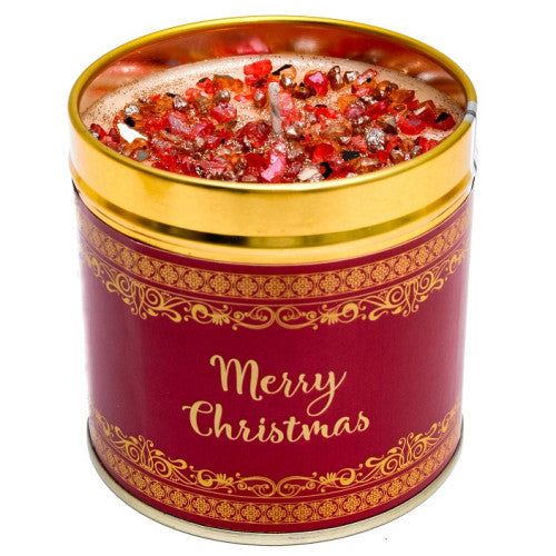Merry Christmas Tinned Candle - The Christian Gift Company