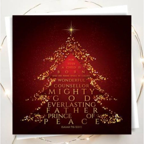 Mighty God Luxury Christmas Cards 10 Pack - The Christian Gift Company