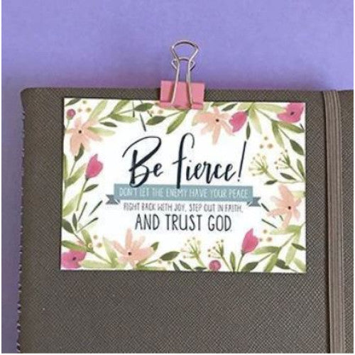 Mini Card: Be Fierce - The Christian Gift Company