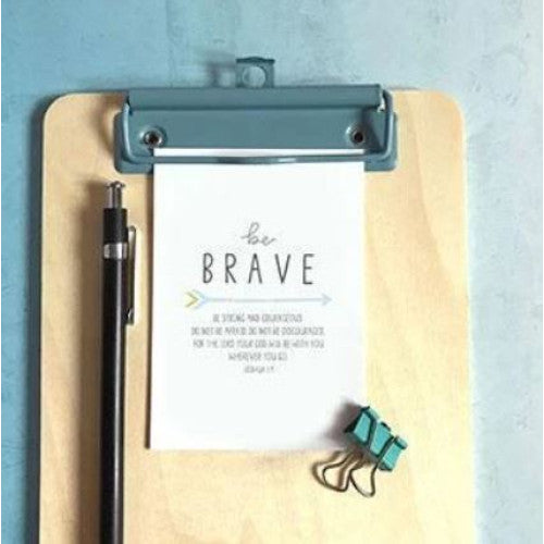 Mini Card: Be Brave (Arrow) - The Christian Gift Company