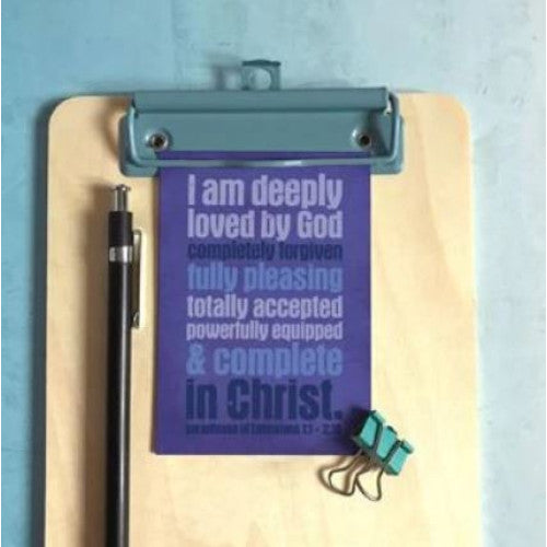 Mini Card: Deeply Loved (Urban) - The Christian Gift Company