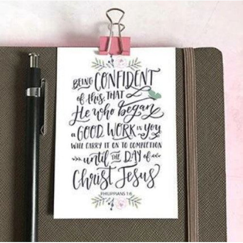 Mini Card: He Who Began - The Christian Gift Company