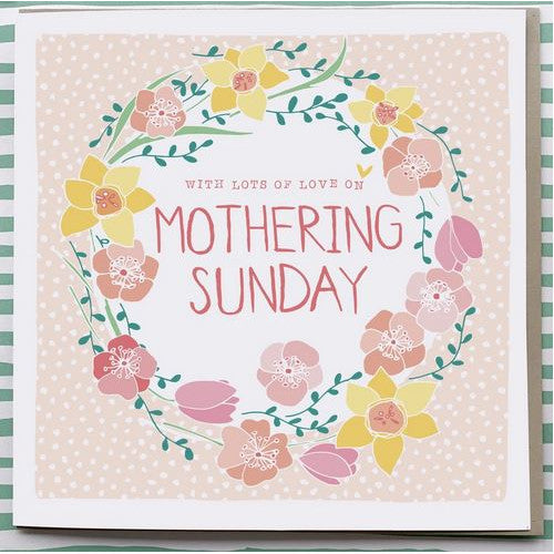 Mothering Sunday Floral Card - The Christian Gift Company