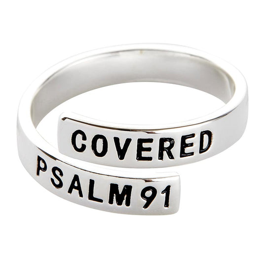 Boxed Wrapped Ring – Psalm 91 - The Christian Gift Company