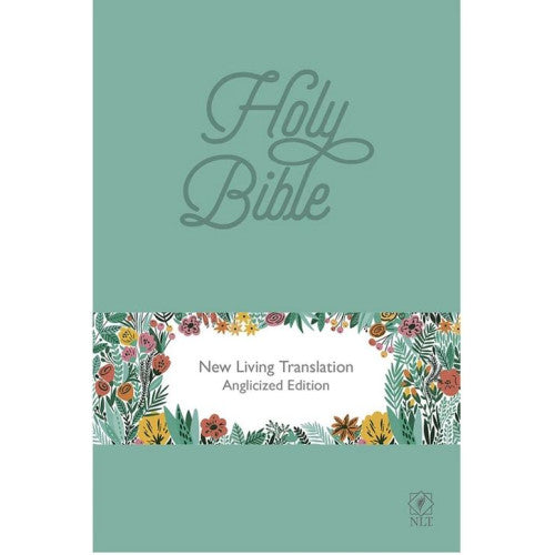 Teal NLT Lux Leather Bible - The Christian Gift Company