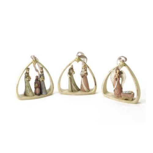 Resin Nativity Hanger Mix - The Christian Gift Company