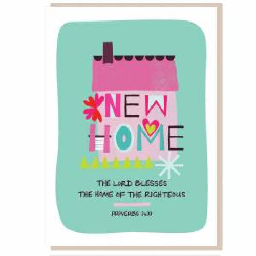 New Home Blessings Greetings Card - The Christian Gift Company