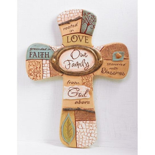 Our Family Resin Cross - The Christian Gift Company