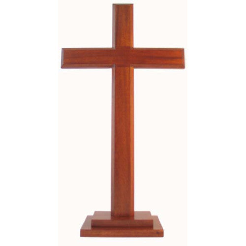 Natural Wood Standing Cross 40cm - The Christian Gift Company