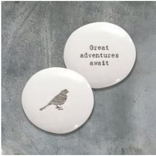 Porcelain Pebble - Great Adventures - The Christian Gift Company