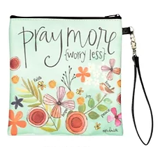 Pray More Square Bag - The Christian Gift Company