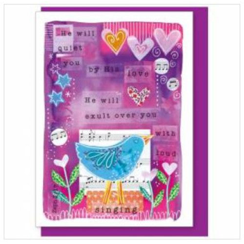 Quiet You With His Love Card - The Christian Gift Company