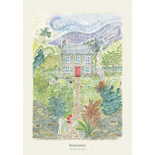 Hannah Dunnett Restoration Greetings Card - The Christian Gift Company