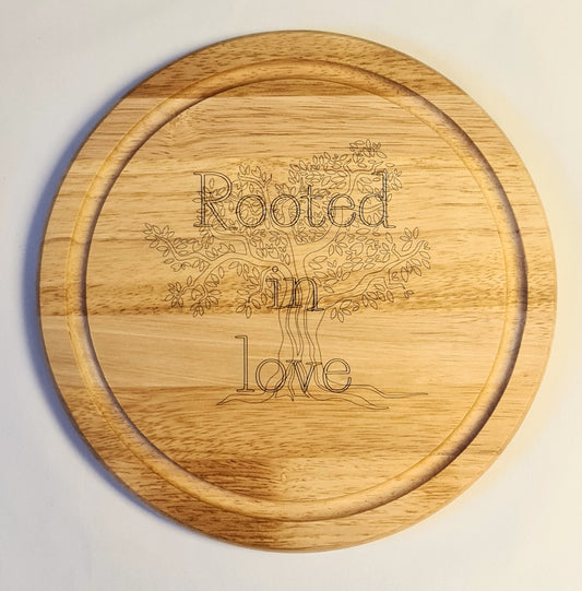 Rooted In Love Bread Board - The Christian Gift Company