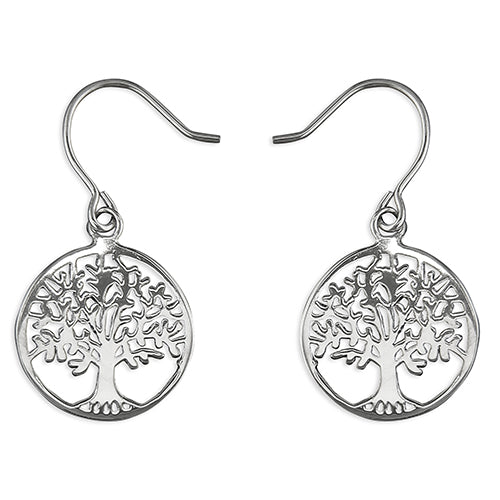 Tree Of Life Round Drop Earrings - The Christian Gift Company