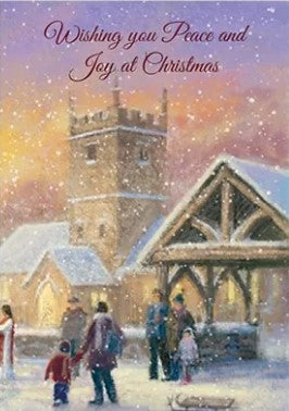 Village Church Christmas cards - The Christian Gift Company