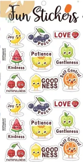Reward stickers fruit - The Christian Gift Company