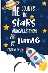 He counts the stars notebook - The Christian Gift Company