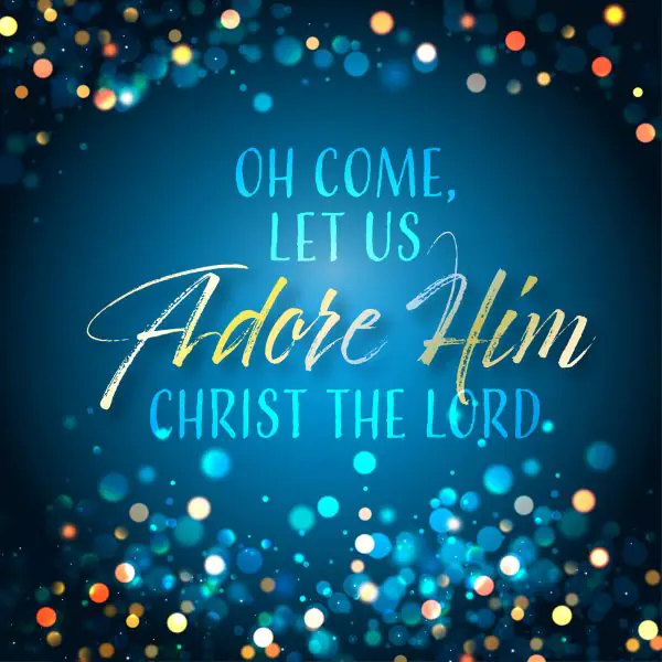 Adore Him Christian Christmas Cards - The Christian Gift Company