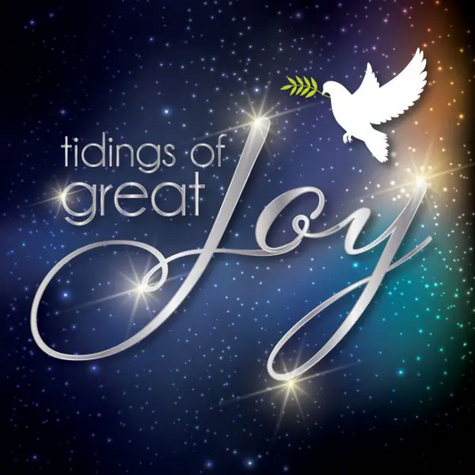 Tidings of Joy Luxury Christmas Card - The Christian Gift Company