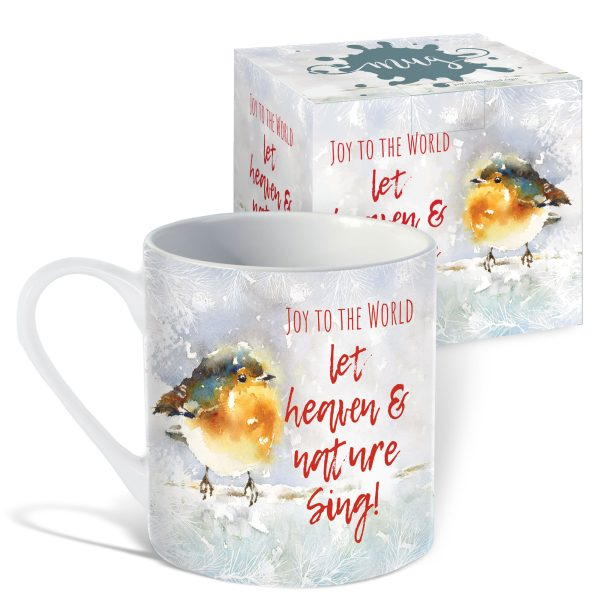 Joyful Robin Christmas Mug & Giftbox - The Christian Gift Company