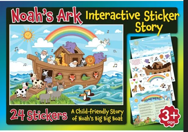 Noah's Ark Interactive Sticker Sheet