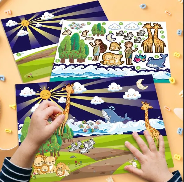 Creation Story Interactive Sticker Sheet