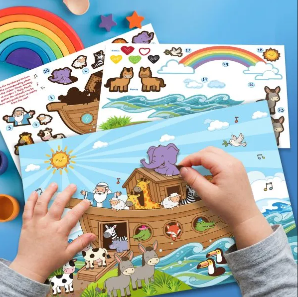 Noah's Ark Interactive Sticker Sheet