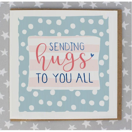Sending Hugs To You All Card - The Christian Gift Company