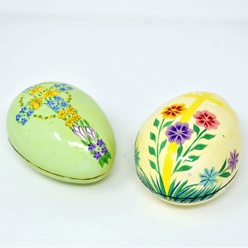 Small Painted Easter Egg Box - The Christian Gift Company