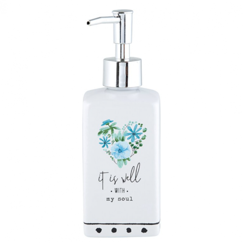 It Is Well With My Soul Soap Dispenser - The Christian Gift Company