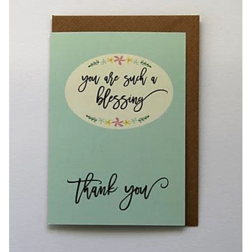 You Are Such A Blessing Thank You Card - The Christian Gift Company